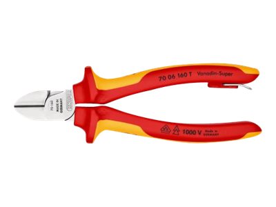 KNIPEX - Diagonale skæretænger - isoleret - 160 mm