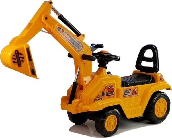 Gåbil gravemaskine til børn - ride-on med bevægelig arm (model 4814)