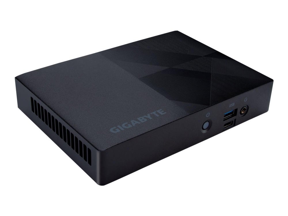 Gigabyte BRIX GB-BNIP-N200 (rev. 1.0) - Barebone - mini PC 1 x N-series N200 / op til 3.7 GHz - RAM 0 GB - UHD Graphics 750 - IEEE 802.11ax (Wi-Fi 6), Gigabit Ethernet, 2.5 Gigabit Ethernet