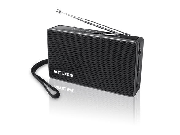 Muse M-030 R, Tragbar, Analog, Fm, Mw, Schwarz, Drehregler, Alkali