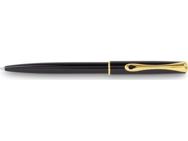 Diplomat Kugelschreiber Diplomat Traveller Schwarz/Gold