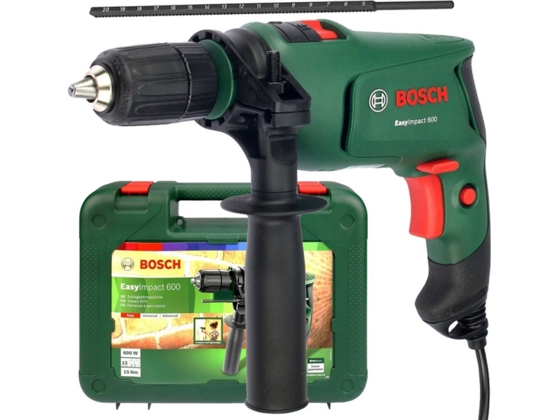 Bosch Easyimpact 600 Schlagbohrmaschine 600 W, Im Koffer