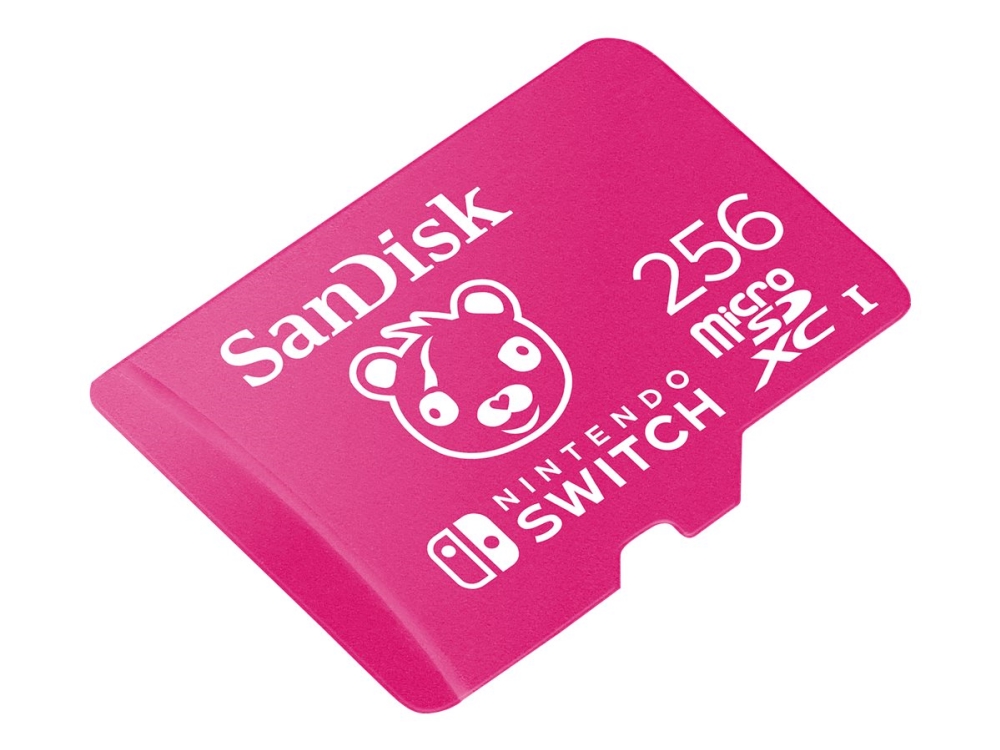 Sandisk Nintendo Switch - Fortnite Edition Flashhukommelseskort - 256 Gb - Uhs-I U3 - Microsdxc Uhs-I