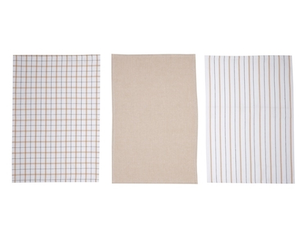 Okko Kitchen Towel Set Pmm/Kt09r 40X60cm 3Pcs