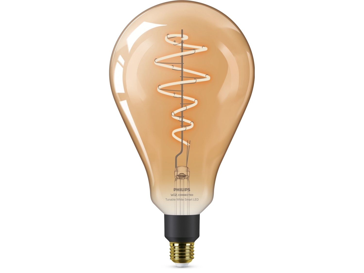 Philips Filament Pære Ravfarvet Svarende Til Ps160 E27 Smart Pære Guld Gennemsigtig Led E27 Hvid 2000