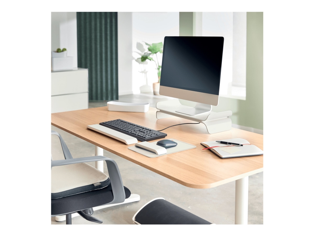 Musmatta handledsstöd.Ergo Leitz ljusgrå | Datortillbehör - Möss & Tangentbord - Handledsstöd | GameStuff