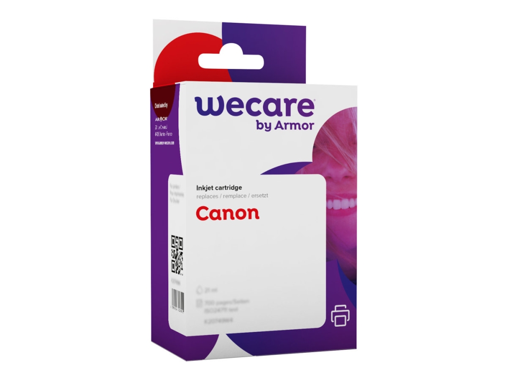 Wecare - 20 Ml - Gul - Kompatibel - Blækpatron (Alternativ Til: Canon Pgi-2500Xl Y) - For Canon Maxify Ib4050, Ib4150, Mb5050, Mb5150, Mb5155, Mb5350