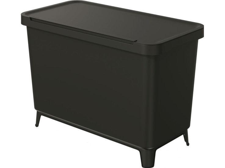 Prosperplast Šiukšliadėžė 2-kammio Systema juoda KEDEN