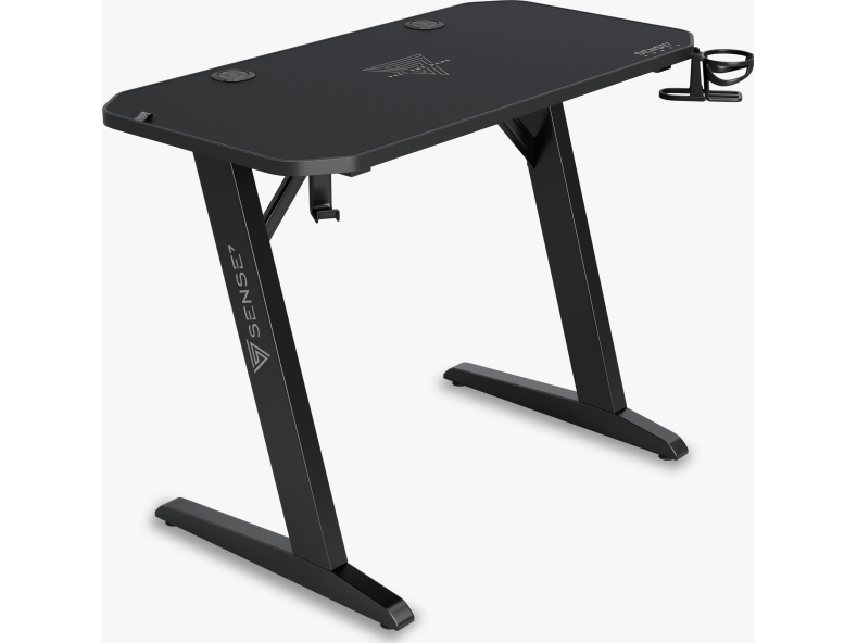 Sense7 Nomad Classic Gaming-Tisch 100 X 50 Cm, Schwarz