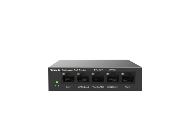 Tenda G0-5G-Poe, Ethernet Wan, Gigabit Ethernet, Sort
