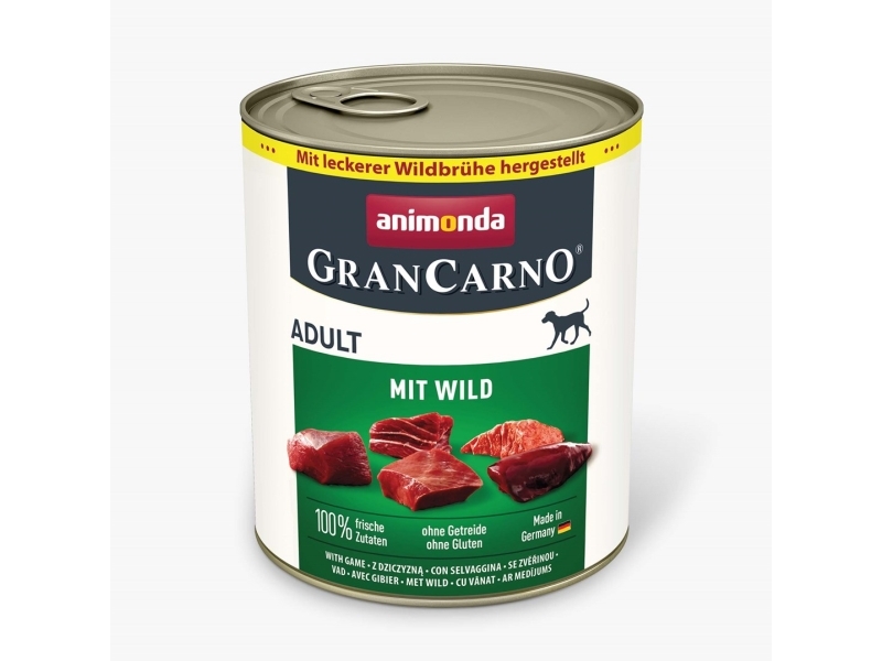 Animonda Grancarno Adult Game - Nassfutter Für Hunde - 800G