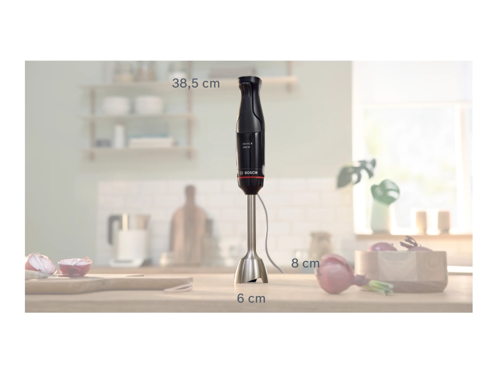 Bosch Serie 4 ErgoMaster MSM4B610 - Handmixer - 1 kW - piano black/anthracite | Köksapparater - Köksmaskiner - Stavmixer | GameStuff