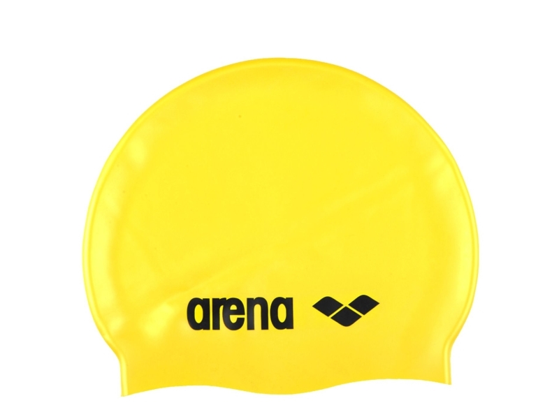 Arena Classic Silicone, Sort, Gul, Hovedhætte, Unisex, Svømning, Silikone, Billede