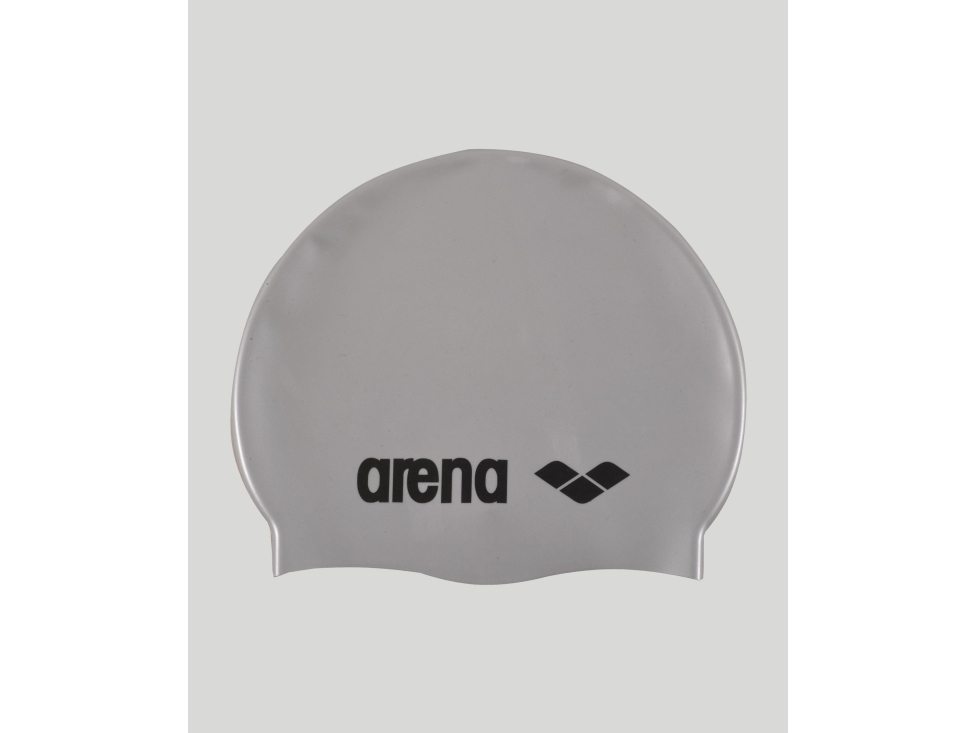 Arena Classic Silicone Cap, Svart, Silver, Keps, Unisex, Vuxen, Simning, Silikon | Sport & Träning - Sportutrustning - Övriga | GameStuff