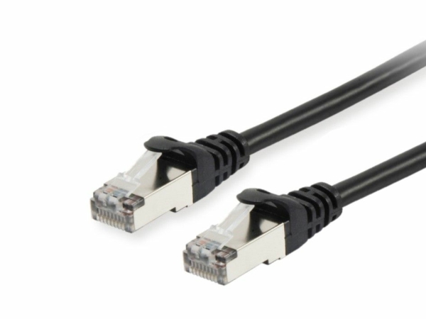 Equip Cat.6 S/Ftp Patchkabel, 50M, Schwarz, 50 M, Cat6, S/Ftp (S-Stp), Rj-45, Rj-45, Schwarz