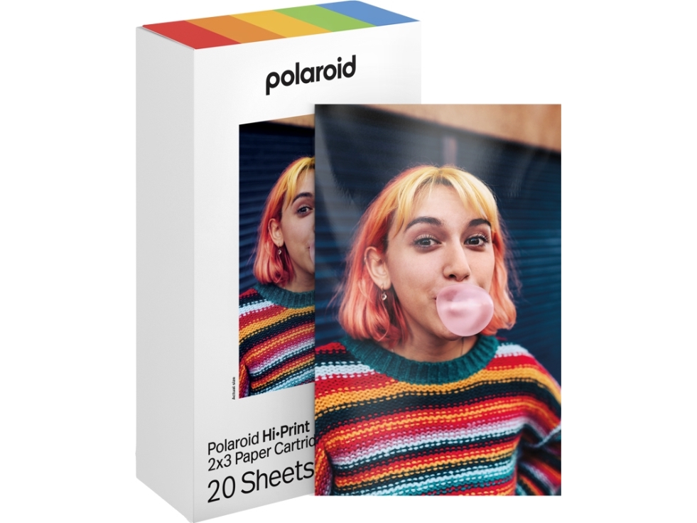 Polaroid Hi-Print Gen 2 Cartridge 20 Sheets 2X3, 5.4X8.6 Cm, 2X3", 20 Ark, Polaroid Hi-Print Gen 2, 84 G, 20 Stk