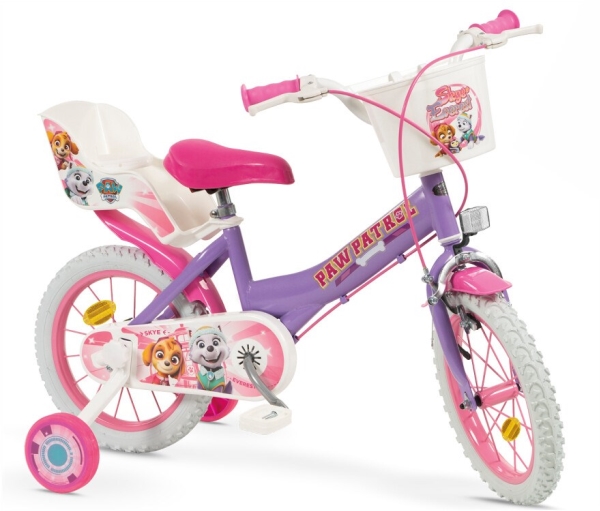 Kinderfahrrad 14" Paw Patrol Lila 1480 Mädchen Toimsa (Toi1480)