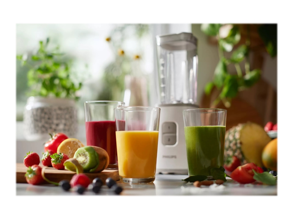 Philips Daily Collection HR2602 - Blender - 1 liter - 350 W - hvid stjerne