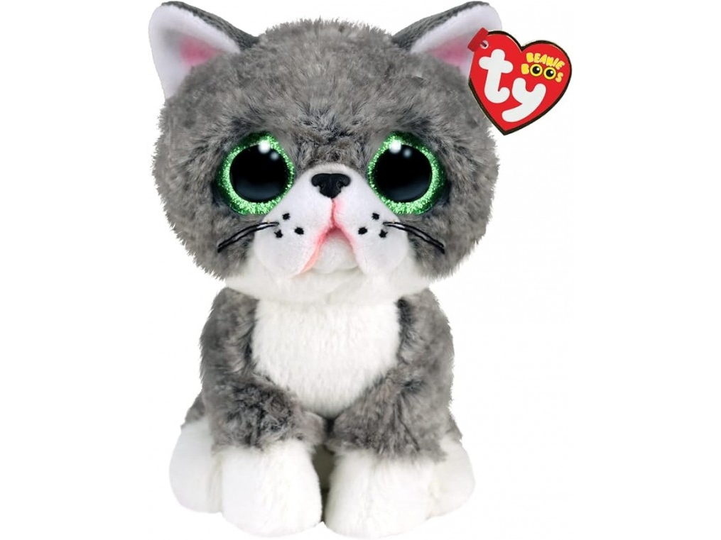 Meteor Ty Plys - Beanie Boos - Fergus Den Grå Kat (Normal) (Ty36581)