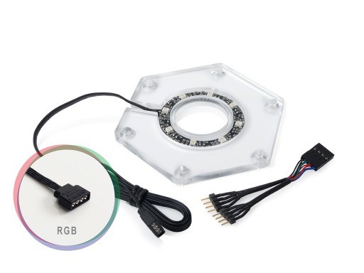 Bitspower Hexagon, Monteringssæt, Akryl, Transparent, Rohs, 91,4 Mm, 80 Mm