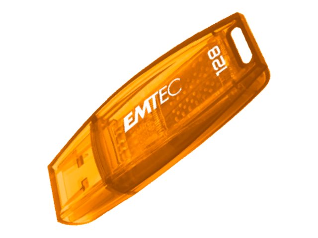 Emtec C410, 128 Gb, Usb Typ-A, 2.0, Kappe, Orange