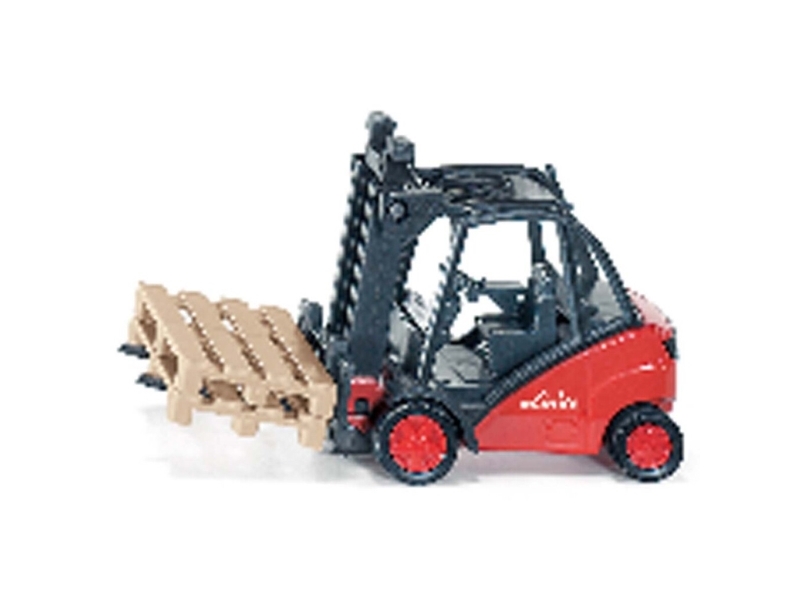 Siku Gabelstapler, Lkw-/Anhänger-Modell, 3 Jahr(E), Metall, Kunststoff, Schwarz, Rot