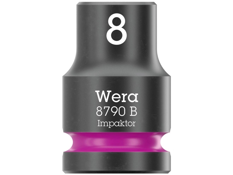 Wera 8790 B Impaktor 05005500001 Udvendig Sekskant Topnøgleindsats 8 Mm 1 Stk. 3/8