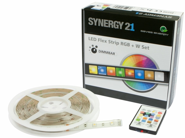 Synergy 21 LED Flex Strip 30 RGBW DC12V KOMPLETT Set V2 | Belysning - Inomhusbelysning - Strips & Ljusband | GameStuff