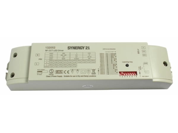 Synergy 21 Led Controller Eos 05 2-Kanals Controller+Strømforsyning Cc Dual White (Cct) 30W