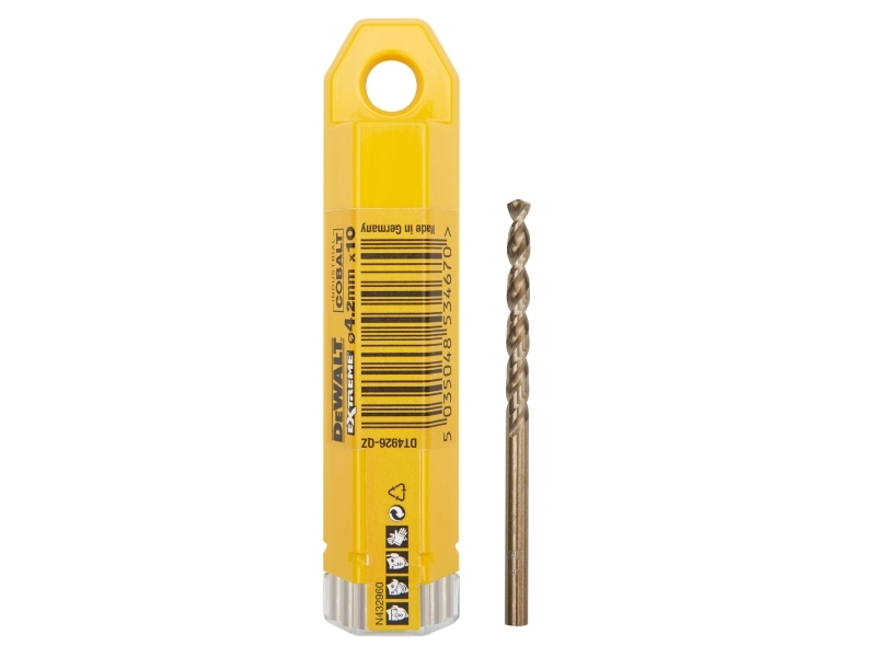 Dewalt Wiertło Kobaltowe Do Metalu 4,2Mm 10Szt.