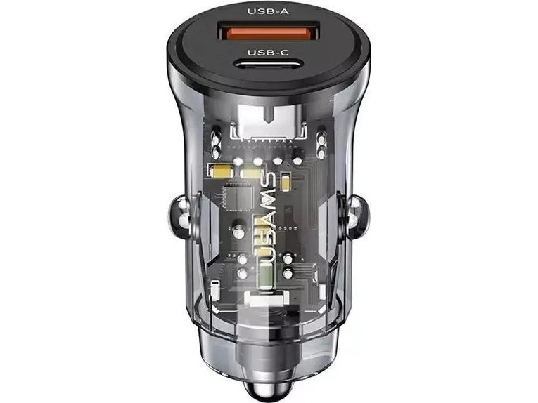 Autoladegerät 30W 1Xusb + 1Xusb-C Fast Charge