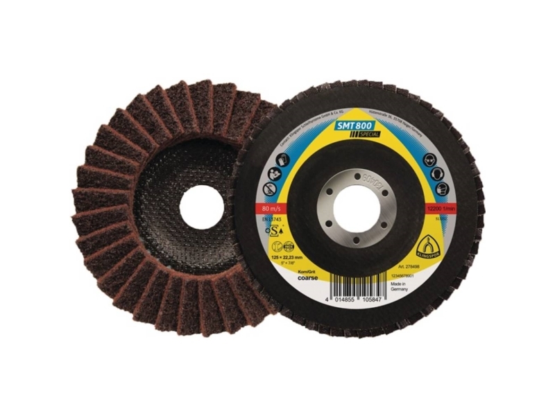 Klingspor 278500 Smt 800 Lamelslibeskive Diameter 125 Mm Borings-Diameter 22.23 Mm Inox, Stål 5 Stk