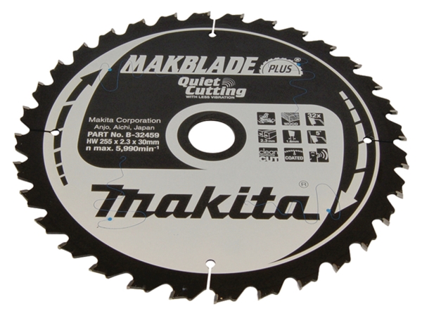 Makita 255X30x32z Makblade Plus Tree Saw Blade