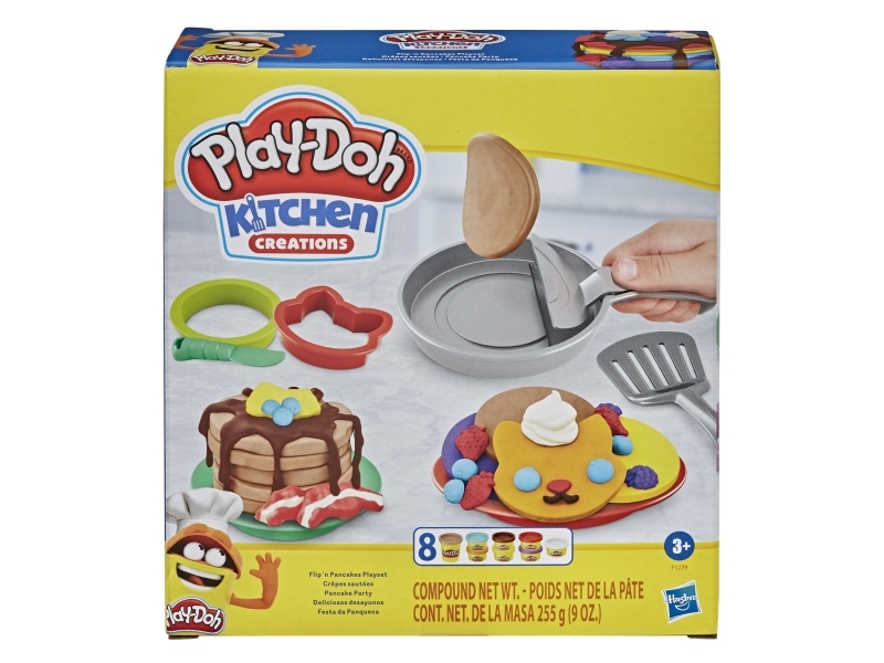 Play-Doh Kitchen Creations Flip n Pancakes-lekset | Leksaker - För dom minsta | GameStuff