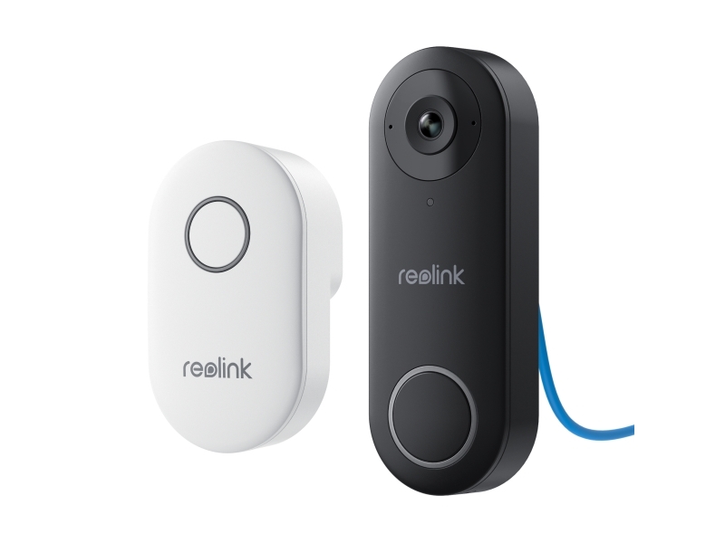 Reolink Smart 2K+ Video Doorbell PoE - Smart dörrklocka - med kamera - kabelansluten - 10/100 Ethernet | Smart hemkontroll och plattformar - Google Assistent | GameStuff