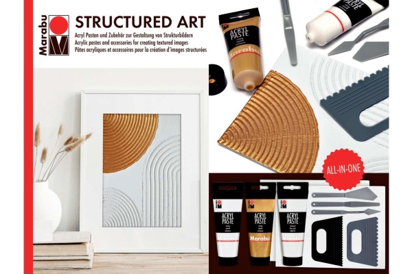 Acrylic Paste set, Structured Art