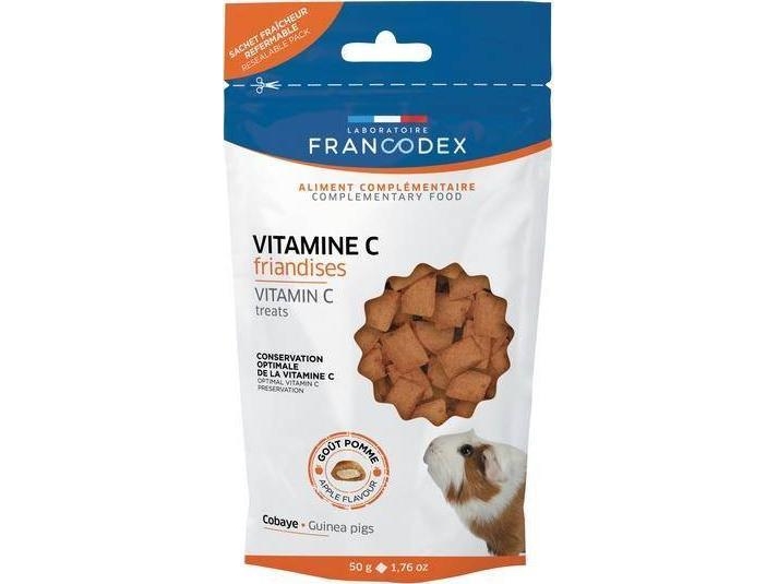 Francodex Vitamin C Leckerli - Meerschweinchen Leckerli - 50G