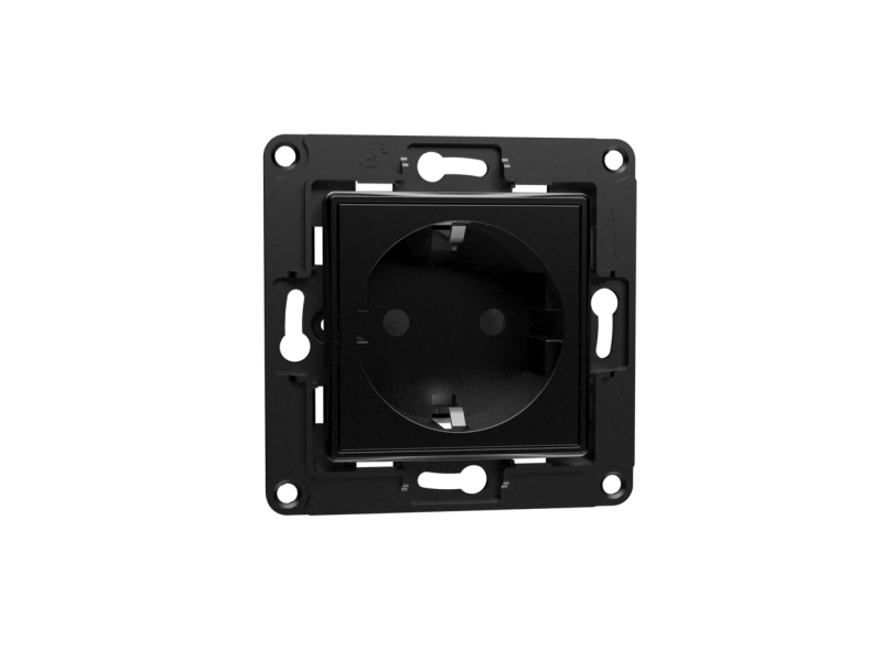 Shelly Wall Socket EU - black | Elektriska apparater för smarta hem - Smarta kontakter | GameStuff