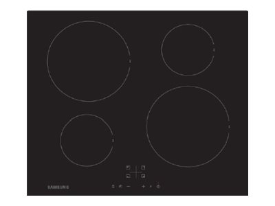 Samsung Nz64m3nm1bb, Schwarz, Integriert, Zonen-Induktionskochfeld, Glaskeramik, 4 Zone(N), 4 Zone(N)