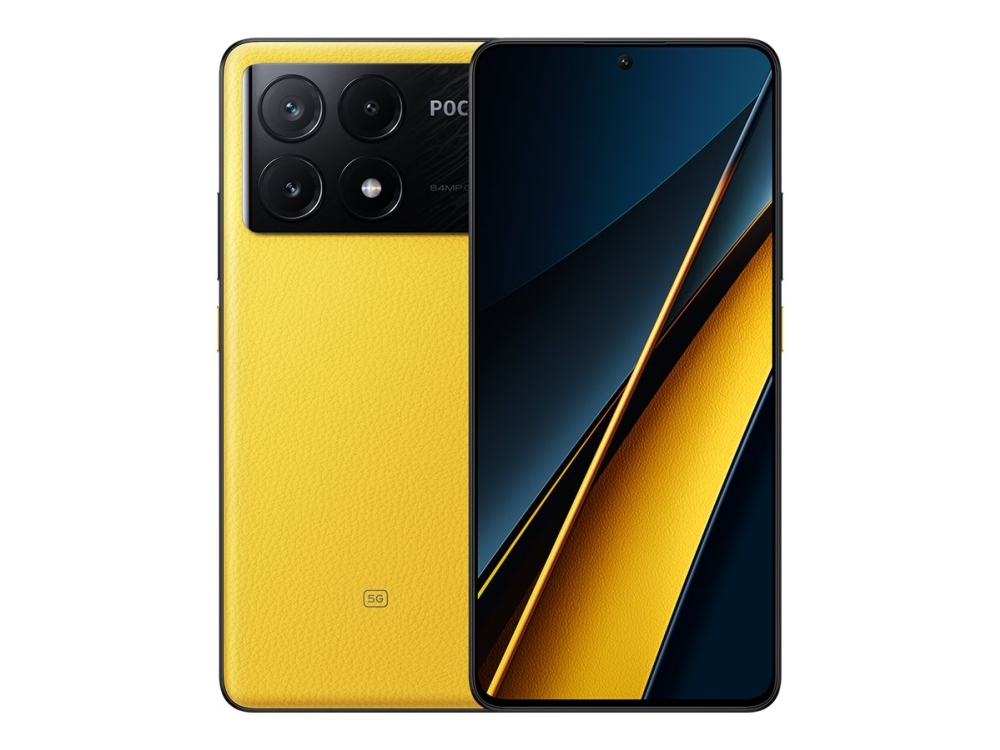 X6 Pro, 16,9 cm (6,67"), 2712 x 1220 piksler, 12 GB, 512 GB, 64 MP, Gul