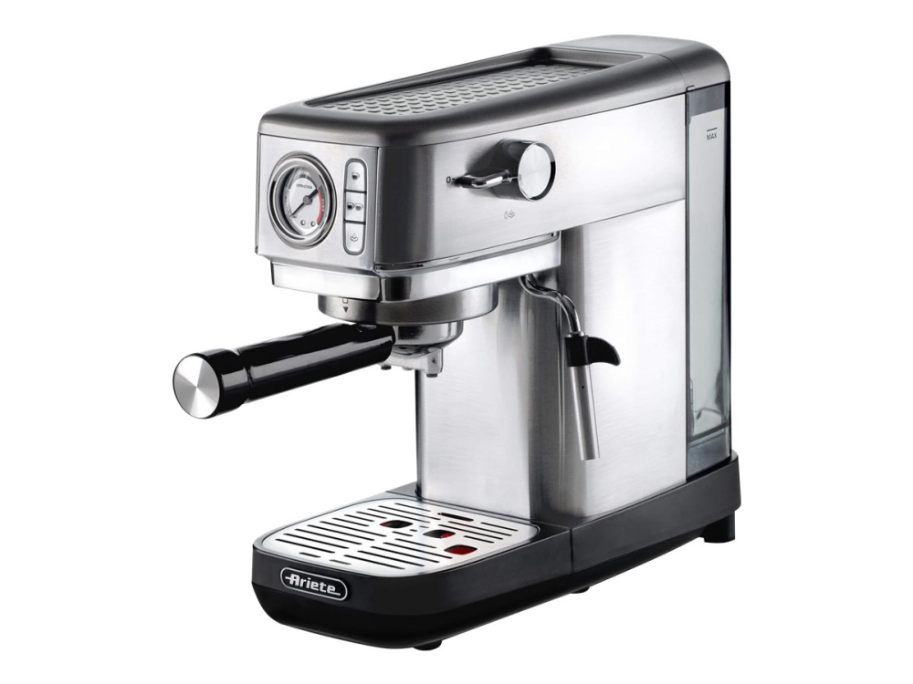 Ariete 1381 - Kaffemaskin med mjölkskummare - 15 bar - silver | N - A | GameStuff