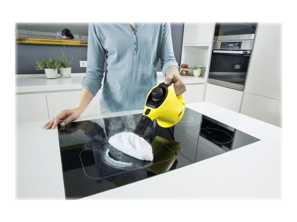 Kärcher Sc 1, Zylinder-Dampfreiniger, Schwarz, Weiß, 4 M, 200 Ml, 1200 W, 220-240 V
