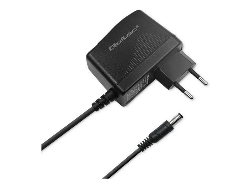 Qoltec - Strømforsyningsadapter - Stik I, Premium, 12 V, 2 A, 5,5X2,1 - Ac 220-240 V - 24 Watt