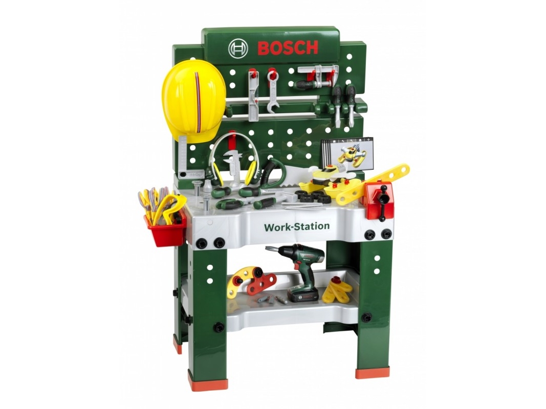 Smoby Bosch Werkstatt Groß 81 Stück