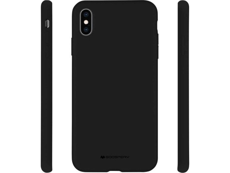 Dėklas Mercury Silikoninis Dėklas Apple Iphone 14 Pro Juodas