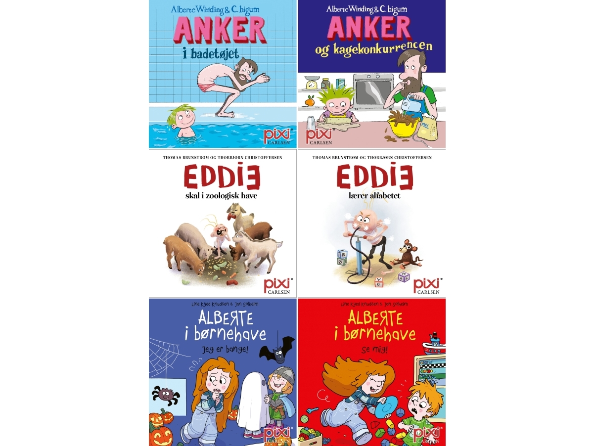 Pixi -Serie 152: Lustige Alltagsgeschichten (Packung 48) | Thomas Brunstrøm Line Kyed Knudsen Alberte Winding | Sprache: Dänish