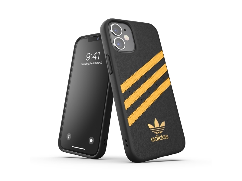Adidas 3-Stripes, Cover, Apple, Iphone 12 Mini, 13,7 Cm (5.4"), Sort, Guld