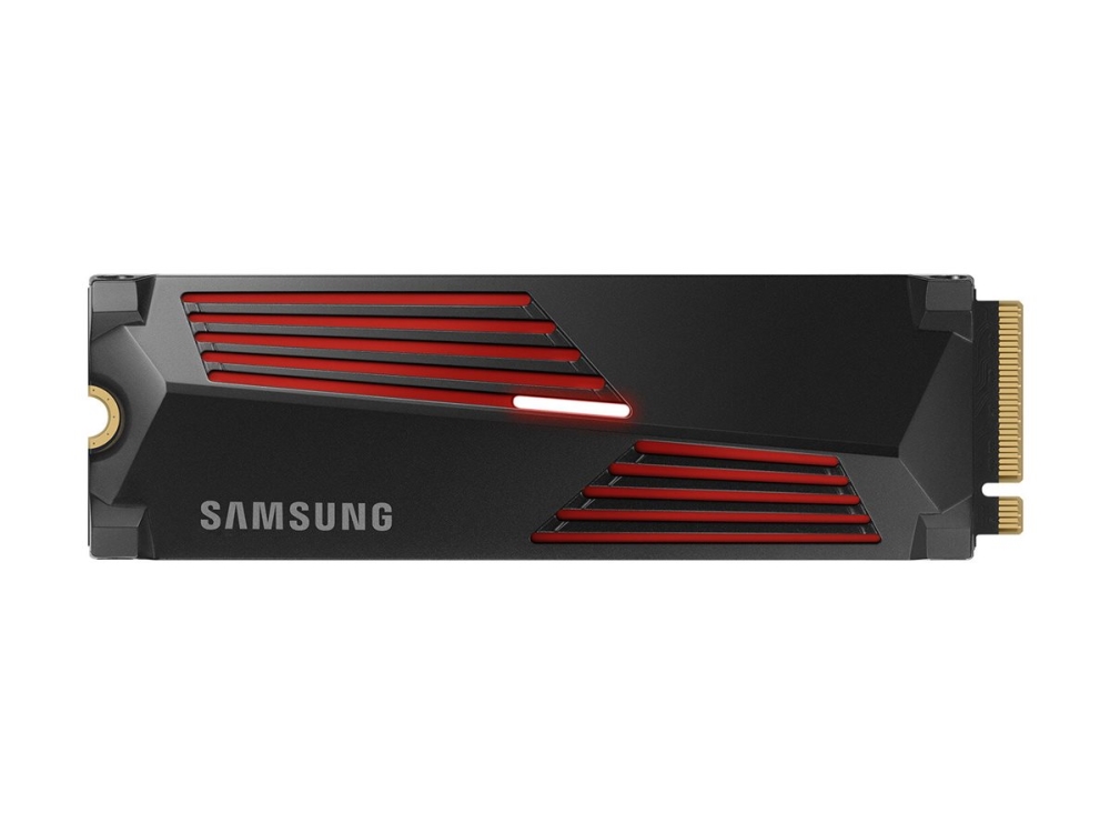 Samsung 990 PRO MZ-V9P4T0CW - SSD - krypteret - 4 TB - intern - M.2 2280 - PCIe 4.0 x4 (NVMe) - 256-bit AES - TCG Opal Encryption - integreret kølelegeme