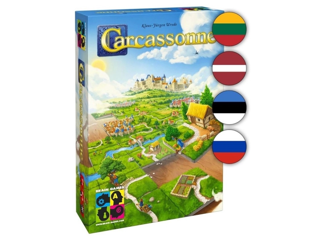 Brain Games Žaidimas Carcassonne Baltic, Brg#Cc/Brg#Ccb