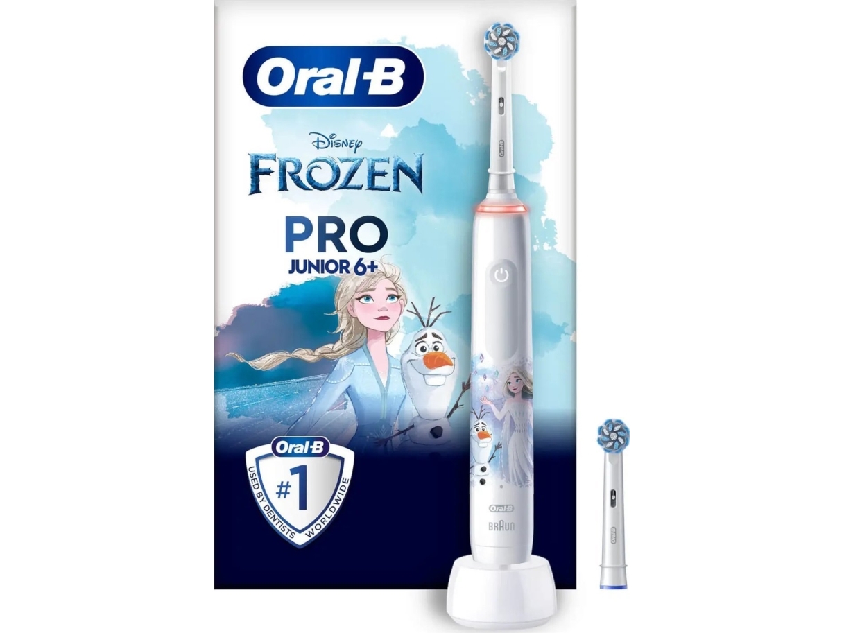 Oral-B Pro 14876673. Formål: Børn, Tandbørstetype: Roterende Tandbørste, Tandbørstetilstande: Daglig Pleje, Polering, Følsom. Strømkilde: Genopladeli